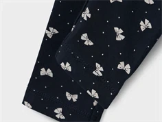 Name It dark sapphire/bows printet leggings